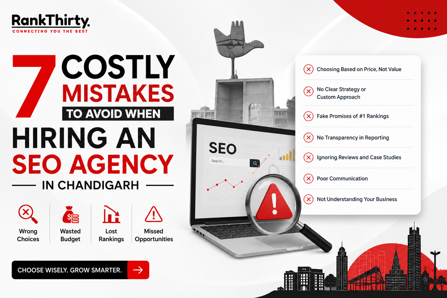 7 Costly Mistakes to Avoid When Hiring an SEO Agency in Chandigarh