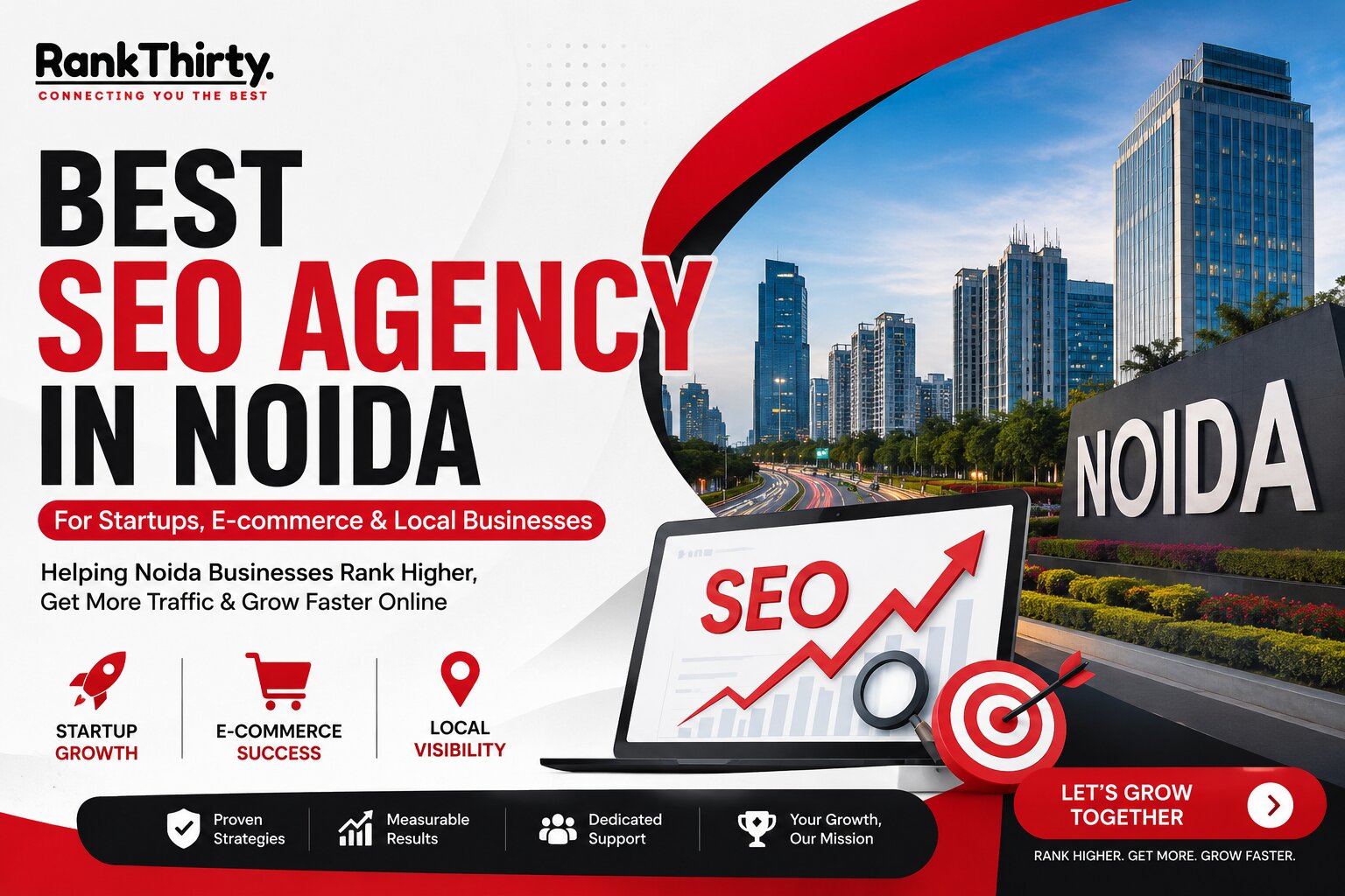 Best SEO Agency in Noida for Startups, E-commerce & Local Businesses